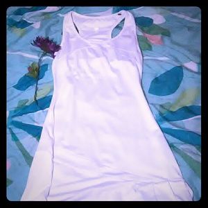 A white tennis dress.